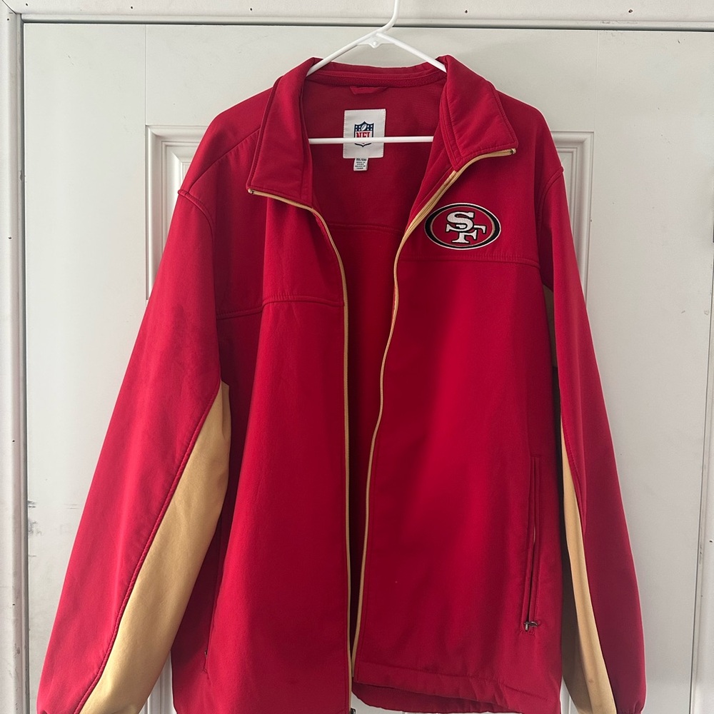 NFL Red and Gold Varsity Jacket